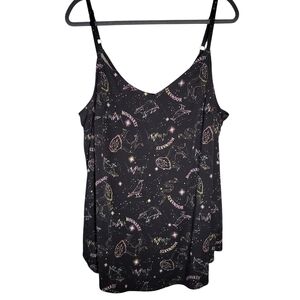 Harry Potter black constellation tank Size 2X